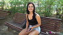 Amateur Spanish babe finds porn-stardom by being nailed by a famous stud!