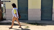 VI UMA MENDINGA GOSTOSA NA RUA DANDO MOLE DISSE A ELA QUE IA LI DAR DE COMER